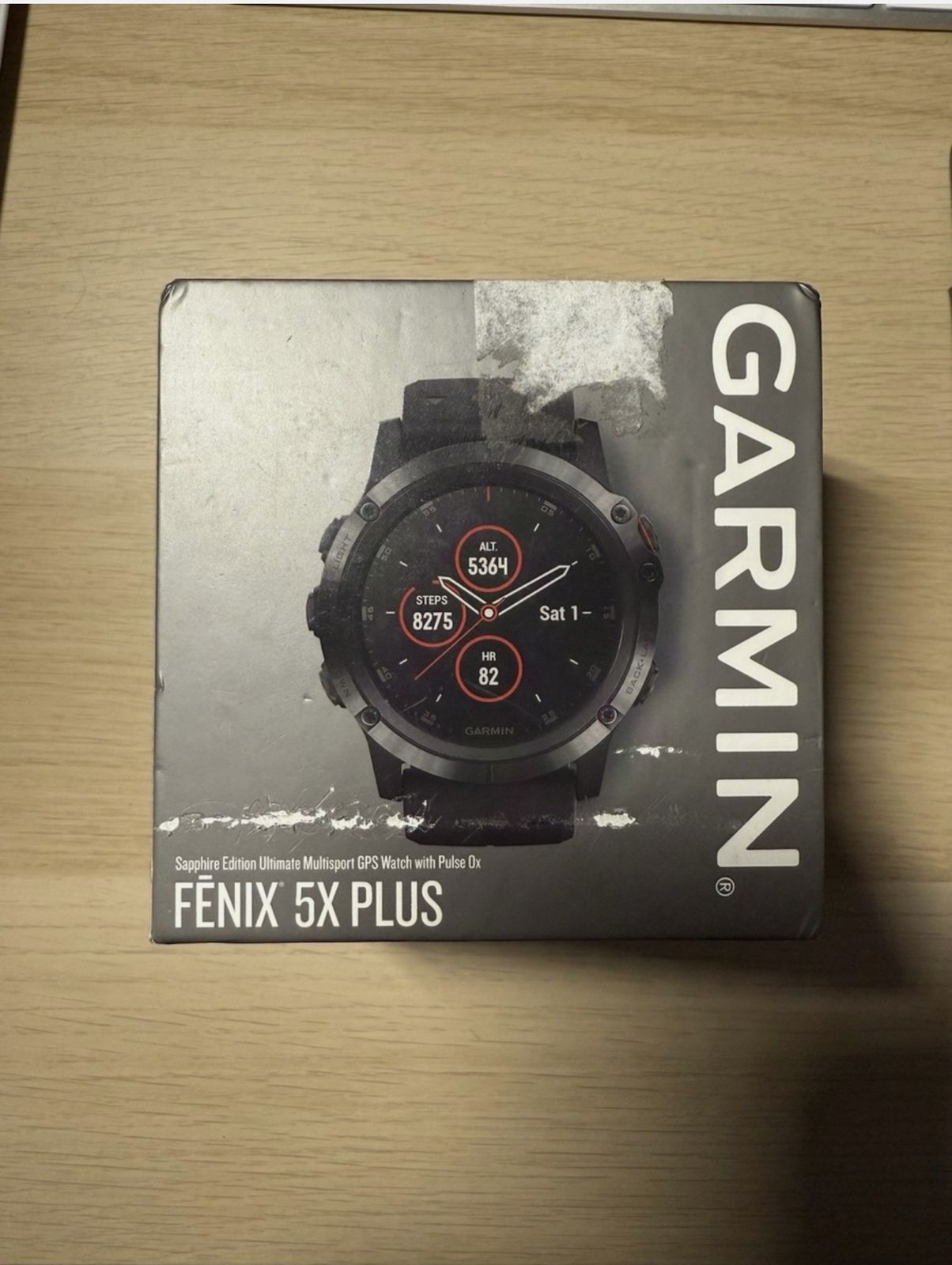 garmin fēnix 5x plus sapphire edition multisport gps watch (pulse ox) garmin fēnix 5x plus sapphire edition multisport gps watch (pulse ox)