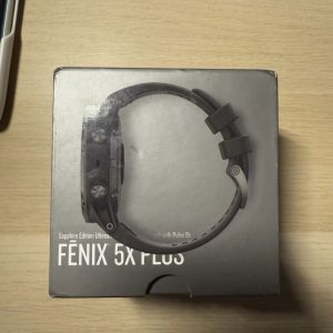 garmin fēnix 5x plus sapphire edition multisport gps watch (pulse ox)