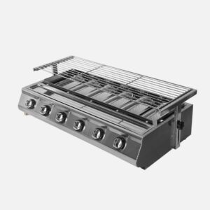 brand new 6 burner lpg bbq grill – powerful outdoor cooking