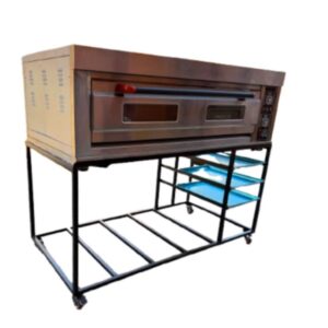 brand new 1 deck 3 tray electric baking oven + stand – professional baking made easy!