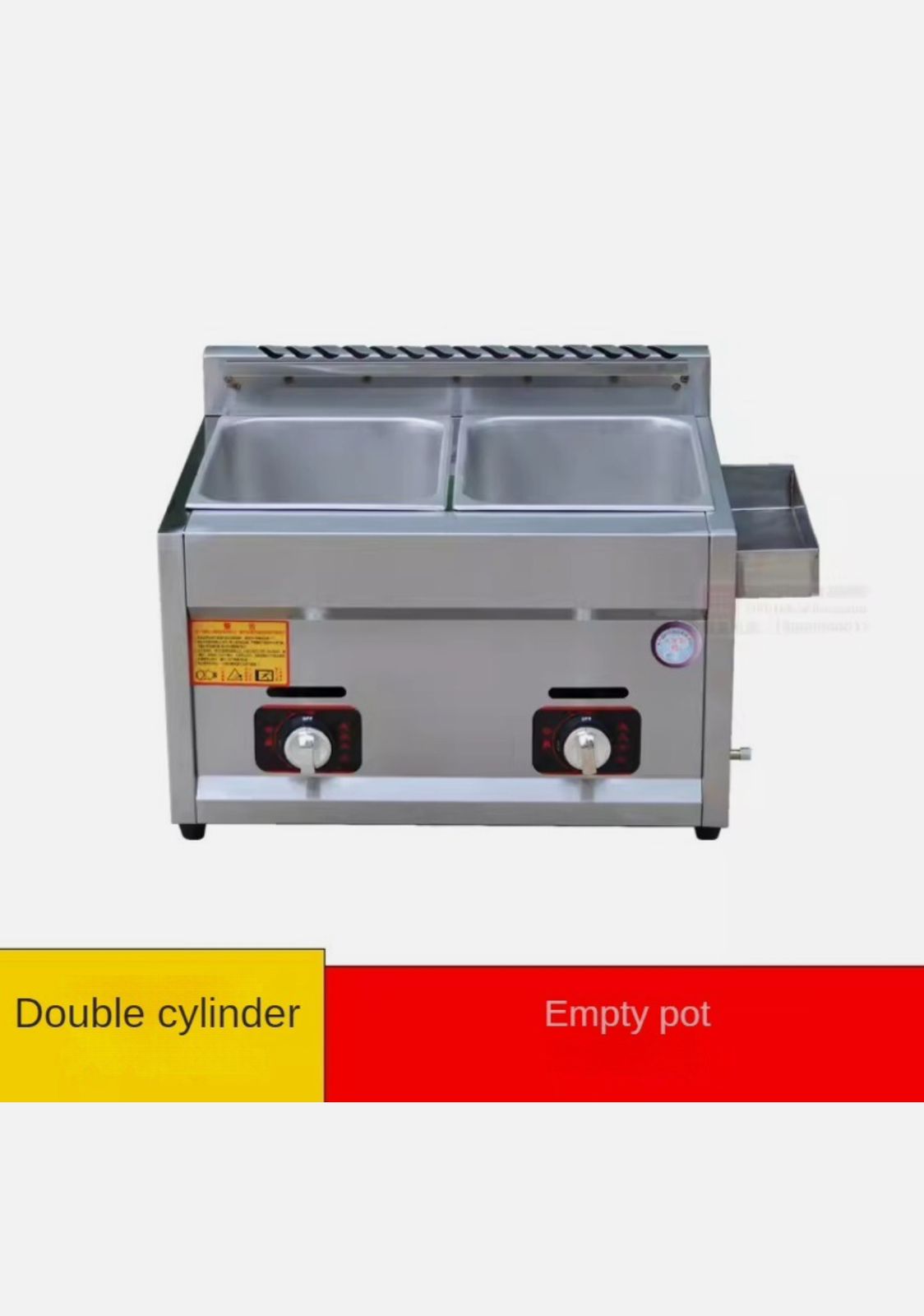 brand new single / double cylinder gas deep fryer – fast & efficient frying! brand new single / double cylinder gas deep fryer – fast & efficient frying!