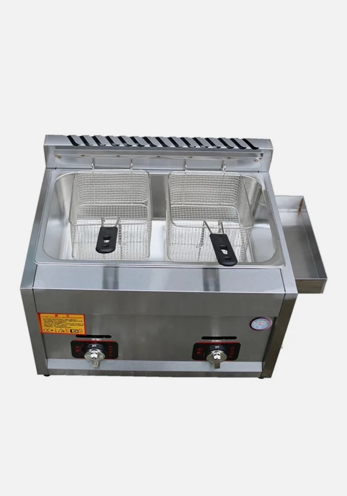 brand new single / double cylinder gas deep fryer – fast & efficient frying! brand new single / double cylinder gas deep fryer – fast & efficient frying!
