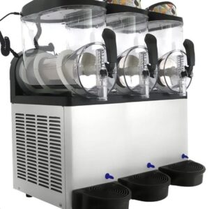 brand new triple 3×15l ice slushy machine – perfect frozen drinks every time