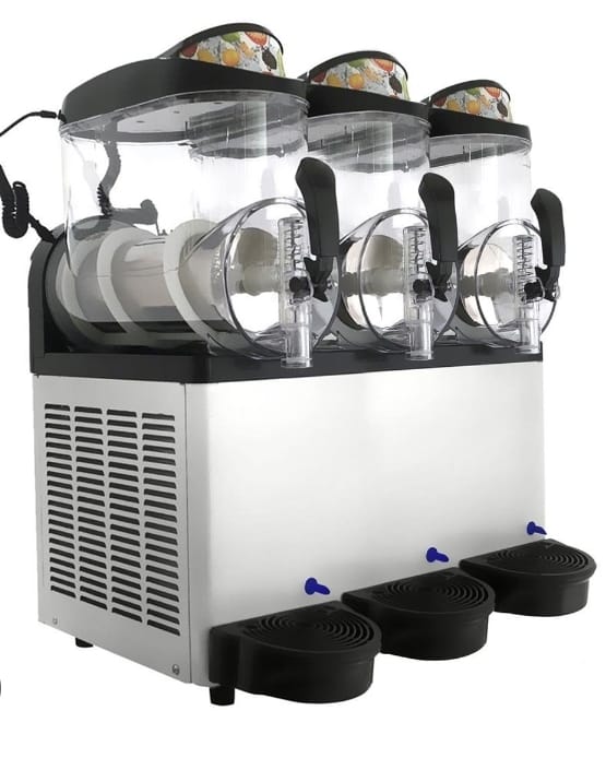 brand new triple 3×15l ice slushy machine – perfect frozen drinks every time brand new triple 3×15l ice slushy machine – perfect frozen drinks every time