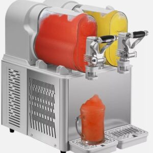 brand new double 3l × 2 frozen drink slushy machine – refreshing drinks made easy