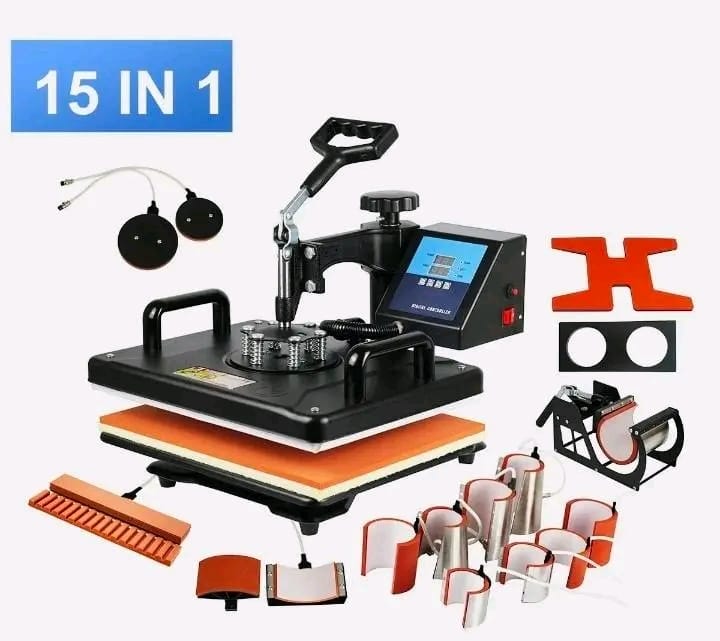 15 in 1 heat press machine – professional multi function t shirt & sublimation press 15 in 1 heat press machine – professional multi function t shirt & sublimation press