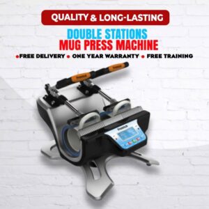 double station mug heat press – dual mug sublimation machine for increased efficiency