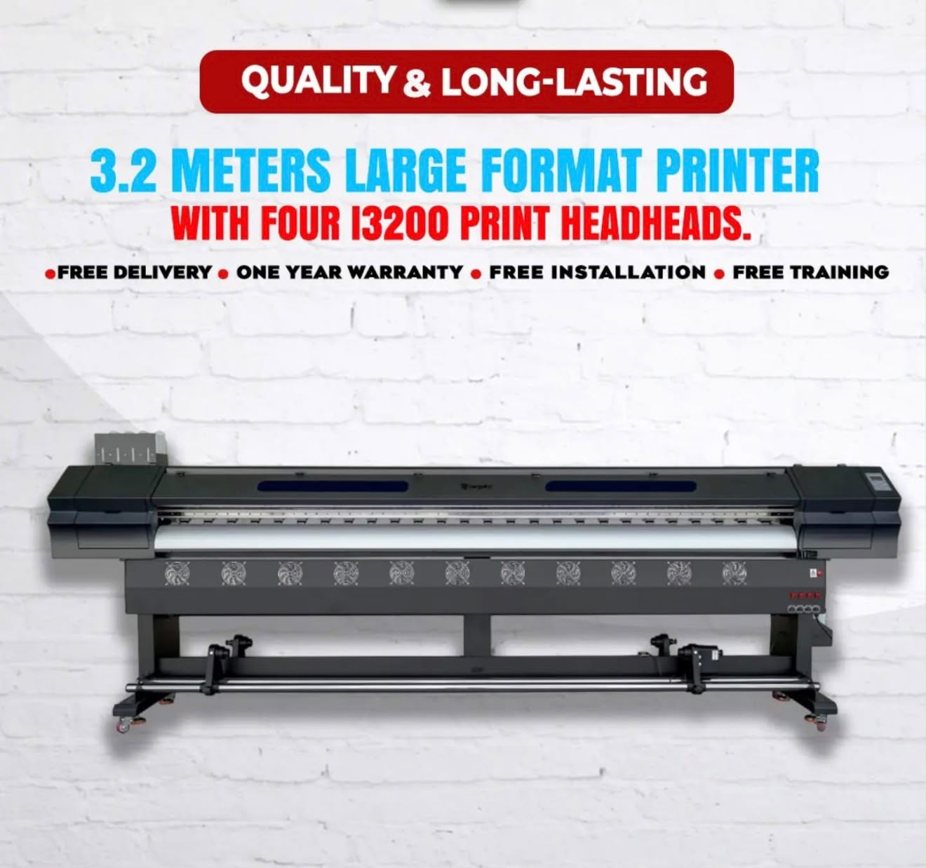 3.2m industrial large format printer – dual epson l3200 printheads | high speed solvent/eco solvent printing 3.2m industrial large format printer – dual epson l3200 printheads | high speed solvent/eco solvent printing